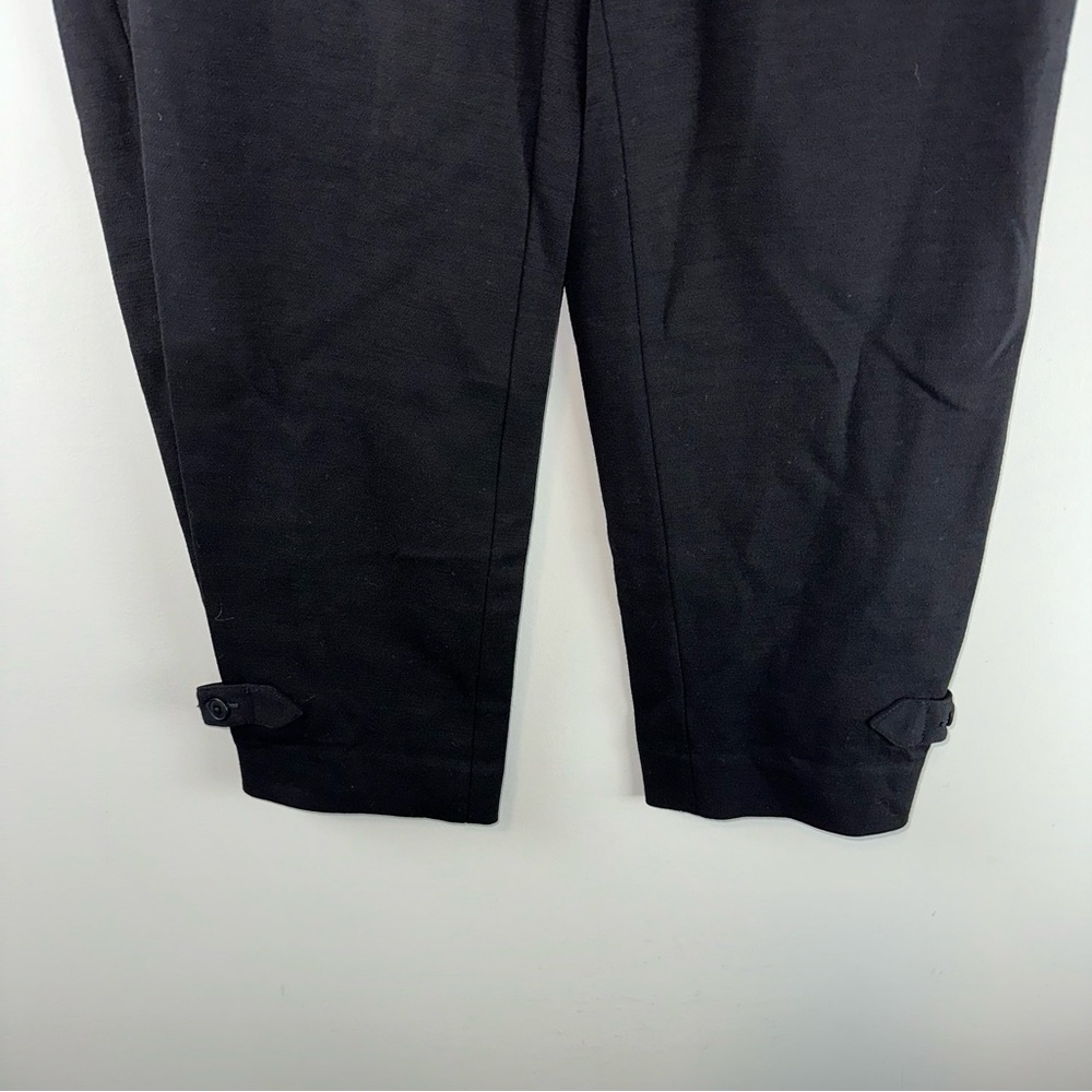 Tory Burch Knit Cargo Pant Wool Blend Black Women’s Cargo Pants Size 4 - Picture 3 of 15